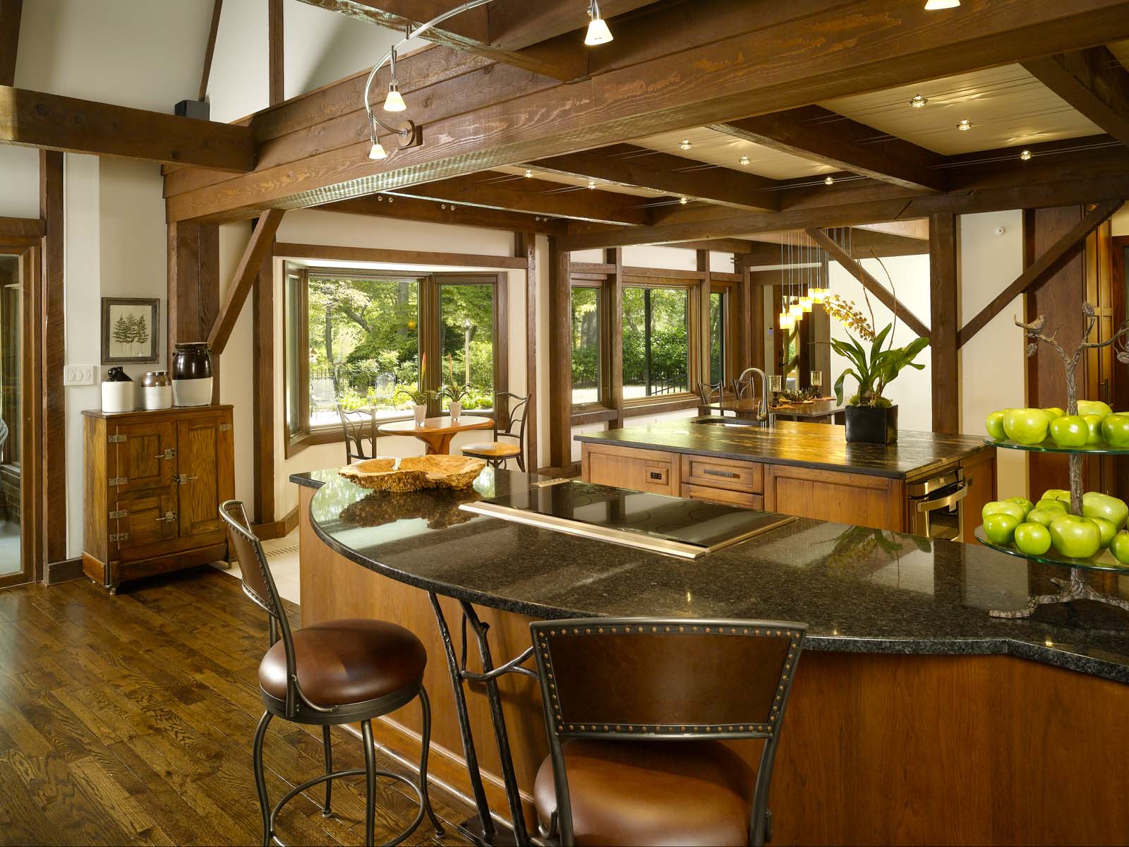 Rustic Traditional Lodge Kitchen Remodel by Stack Stone & Marble project photo 3
